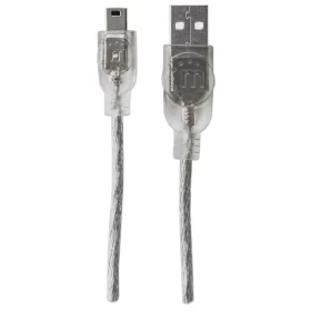 Cable para dispositivos Mini USB de Alta Velocidad Manhattan. Cable para dispositivos Mini USB de Alta Velocidad Manhattan.