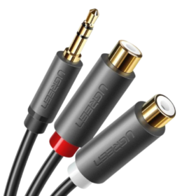 Cable Auxiliar a 2 RCA Ugreen AV109 Cable Auxiliar a 2 RCA Ugreen AV109