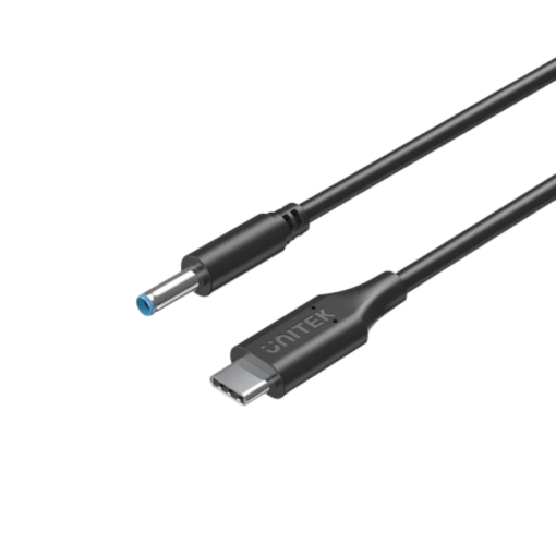Cable Cargador USB C a HP Punta Azul Unitek 65W