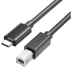 Cable USB C a USB B para Impresora de 1 Metro