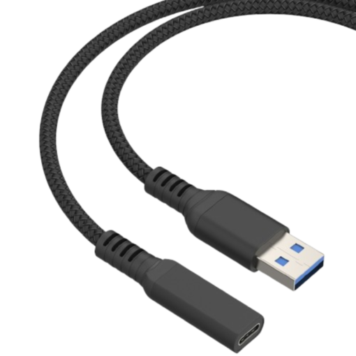 Cable USB Macho a USB C Hembra de 3 metros removebg preview 1