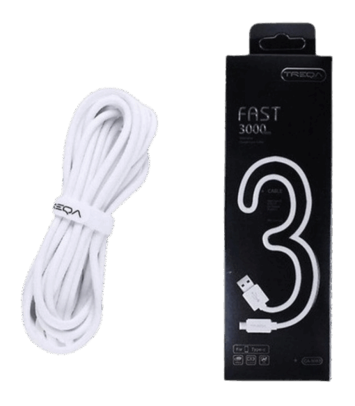 Cable USB a USB C Treqa CA-8083 de 3 Metros
