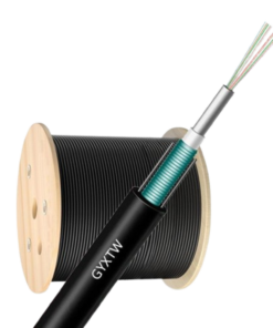 Cable de Fibra Óptica 12 Hilos Multimodo OM3 50/125 µm GYXTW – Bobina 1 Km