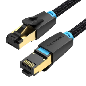Cable de Red Vention Cat 8 SFTP de 3 Metros Cable de Red Vention Cat 8 SFTP de 3 Metros