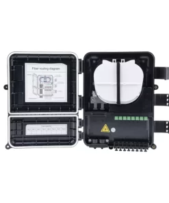 Caja distribución fibra para 24 empalmes Caja distribucion fibra para 24 empalmes Caja distribucion fibra para 24 empalmes