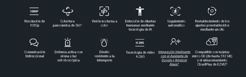 Cámara Ezviz CS-H8c 2MP Cámara Ezviz CS-H8c 2MP