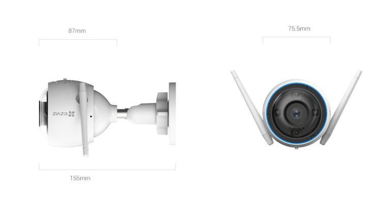 Cámara Inalámbrica Ezviz CS-H3 3K