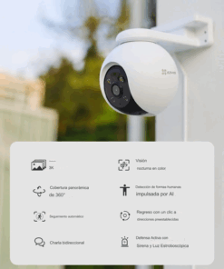 Camara Inalambrica Ezviz H8 Pro 2K Camara Inalambrica Ezviz H8 Pro 3K pronet Camara Inalambrica Ezviz H8 Pro 3K pronet