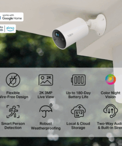 Camara Tp Link Tapo C410 de Exterior pronet uy