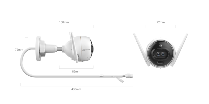 Cámara Inalámbrica Ezviz C3X de Exterior