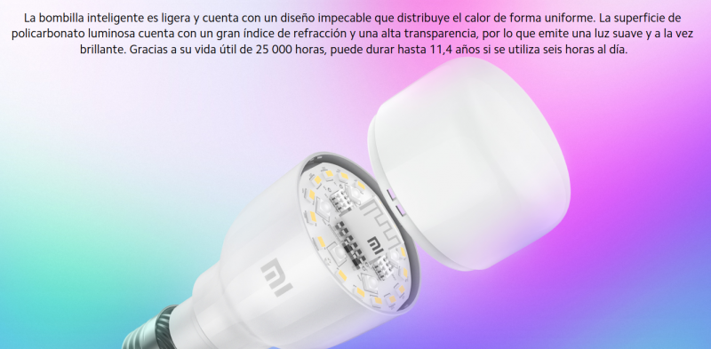 Lamparita o bombilla Mi LED Smart Bulb 950lm Captura desde 2022 08 24 19 37 07 Duración lapara led