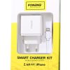 Cargador Foneng Compatible Con iPhone K240 Blanco