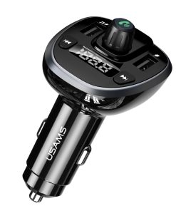 Cargador de Auto Inalambrico Fm BT Usams C21 pronet uy