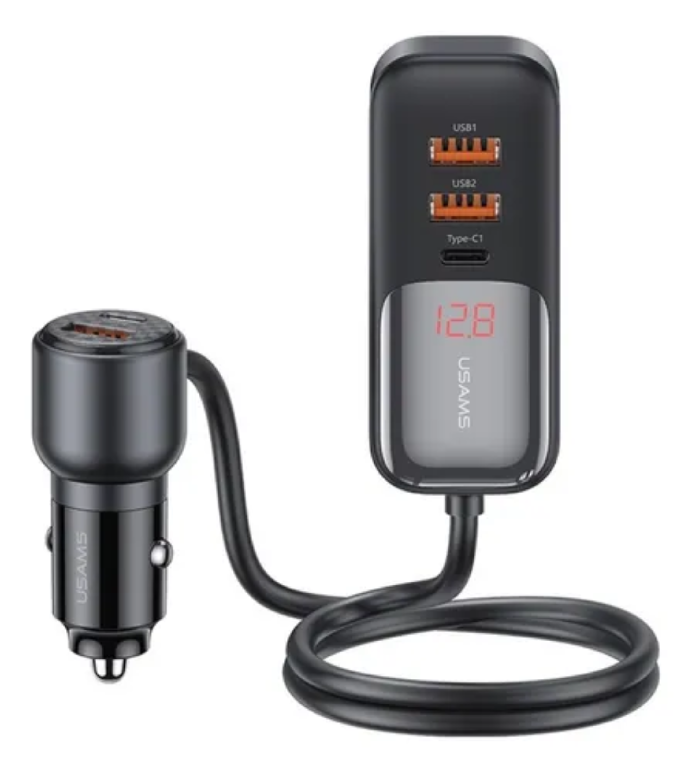 Cargador de Auto Usams US-CC213 165W Cargador de Auto Usams US CC213 165W removebg preview pronet Cargador de Auto Usams US-CC213 165W - Imagen 3