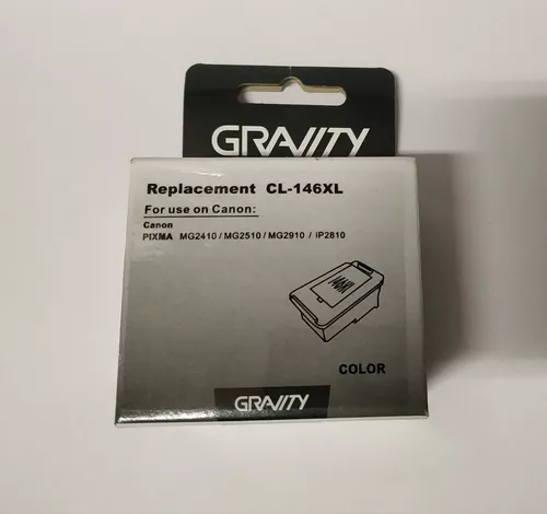 Cartucho de Tinta Gravity Compatible con Canon CL-146XL Color Cartucho Compatible para Canon CL 146XL Color Cartucho de Tinta Gravity Compatible con Canon CL-146XL Color