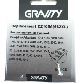 Cartucho Gravity 662XL Negro Cartucho Gravity 662XL Negro