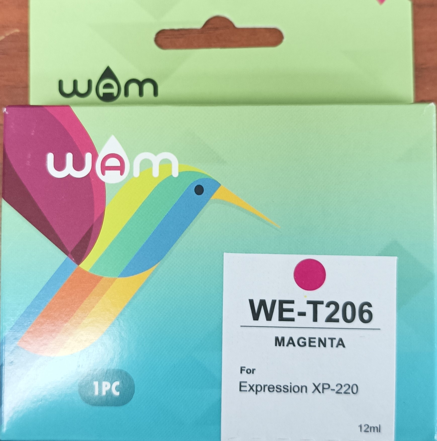 Cartucho de Tinta WAM Compatible con Epson WE-T206 Magenta Cartucho compatible tinta Epson WE T206 Magenta Cartucho de Tinta WAM Compatible con Epson WE-T206 Magenta