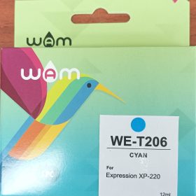 Cartucho compatible tinta Epson WE-T206 cian