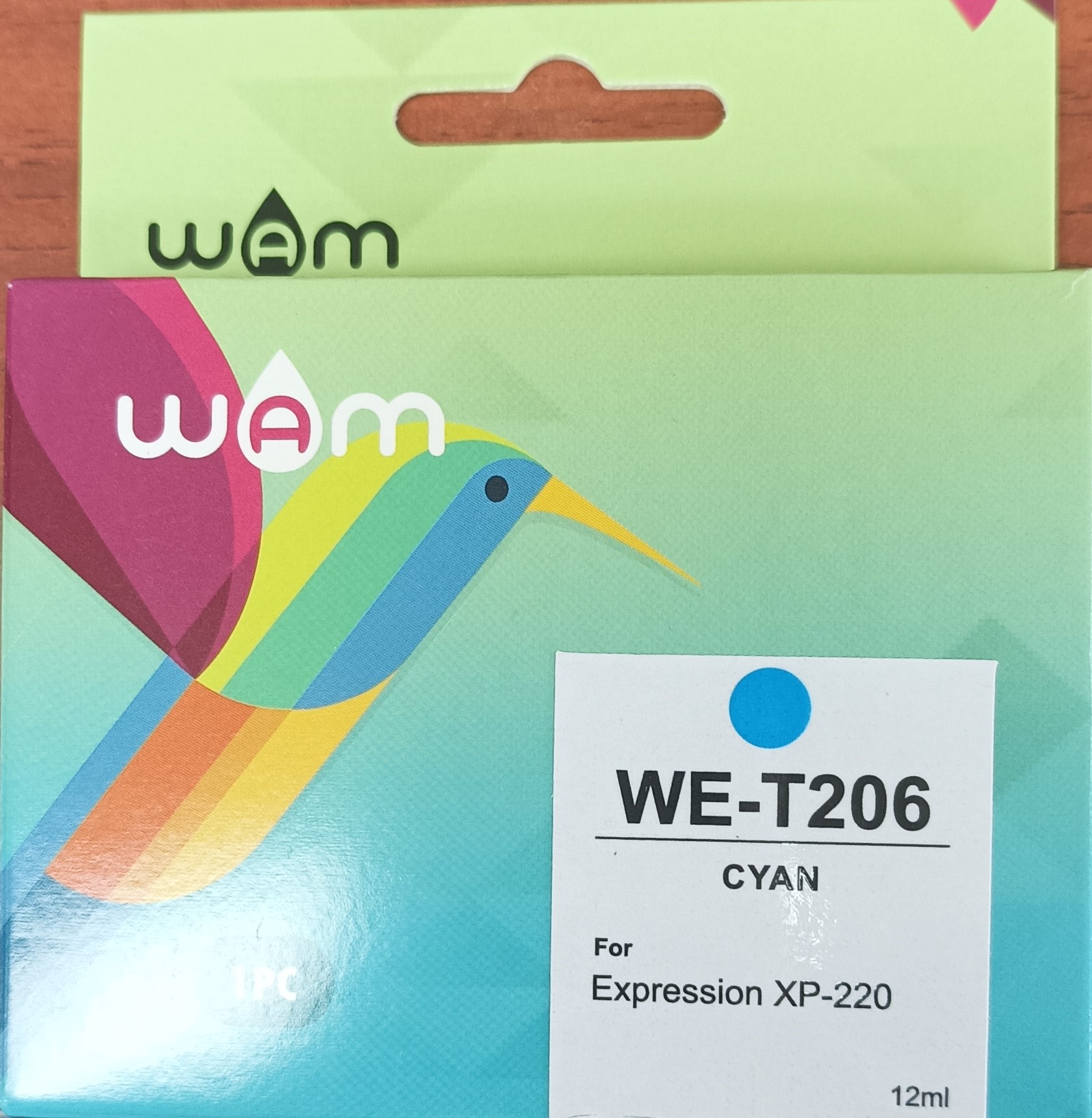 Cartucho de Tinta WAM Compatible con Epson WE-T206 Cian Cartucho compatible tinta Epson WE T206 cian Cartucho de Tinta WAM Compatible con Epson WE-T206 Cian
