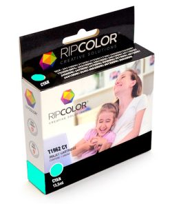 Cartucho compatible tinta RIPCOLOR cian T1962