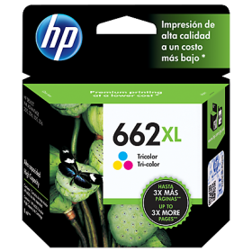 Cartucho de Tinta HP 662XL TriColor Original Cartucho de Tinta HP 662XL TriColor Original