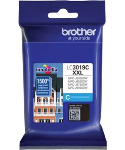 Cartucho de tinta Brother LC3019c XXL cian pronet uy