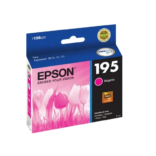 Cartucho de tinta Epson T195 Magenta