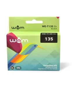Cartucho de Tinta WAM Compatible con Epson WE-135 Negro Cartucho de tinta WAM Negro WE 135 Negro Cartucho de Tinta WAM Compatible con Epson WE-135 Negro