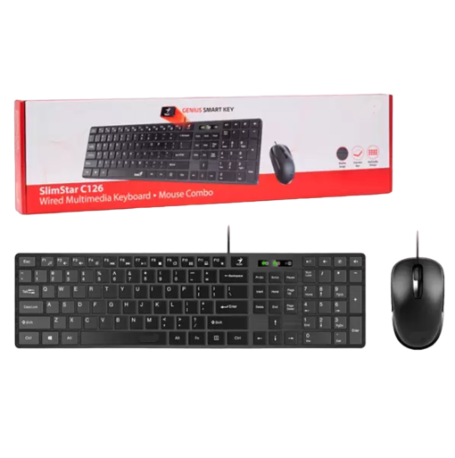 Combo Teclado y Mouse Genius C126 USB