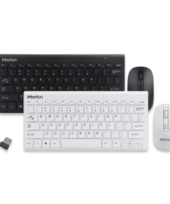 Combo Teclado y Mouse Inalambrico Mini4000 Meetion Blanco