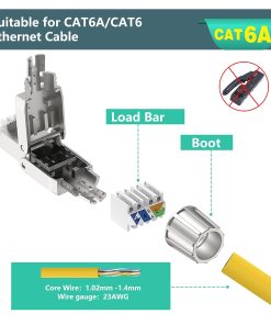 Conector RJ45 para categoría 6A Conector RJ45 para categoria 6A ProNet Uruguay 1 Conector RJ45 para categoria 6A ProNet Uruguay 1