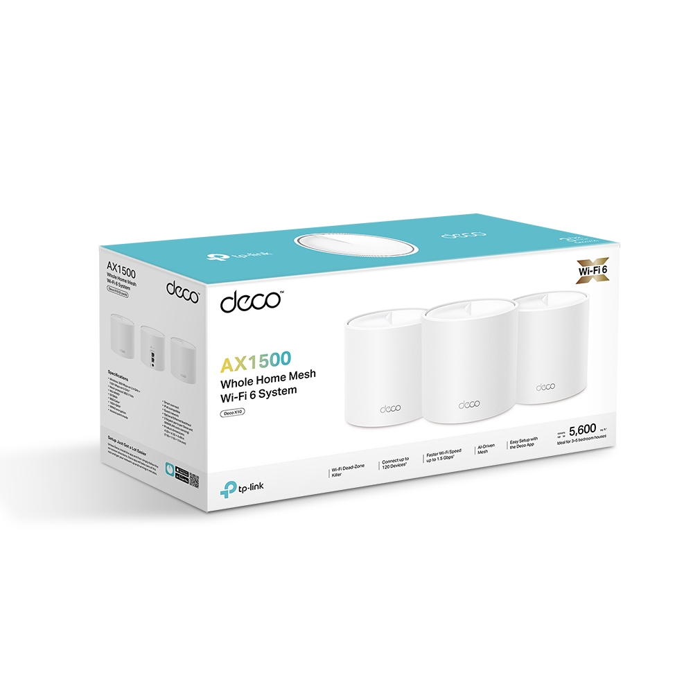 Access Point Tp-Link Deco X10 Pack X3 Deco X10 Overview 07 large 20230724014740y Access Point Tp-Link Deco X10 Pack X3 - Imagen 2