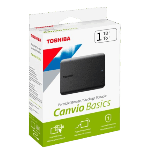 Disco Duro Externo Toshiba de 1TB
