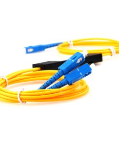 Divisor óptico o splitter 1 entrada 2 salidas