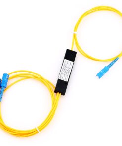 Divisor óptico o splitter 1 entrada 2 salidas