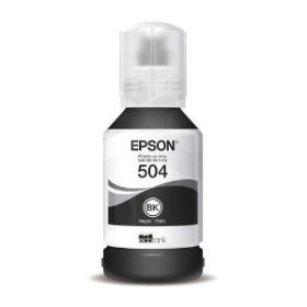 Botella de tinta Original Epson T504 negro Botella de tinta Original Epson T504 negro