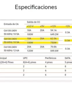 Fuente Cougar GEX 750w 80 Plus Gold Fuente Cougar GEX 750w 80 Plus Gold4 Fuente Cougar GEX 750w 80 Plus Gold4