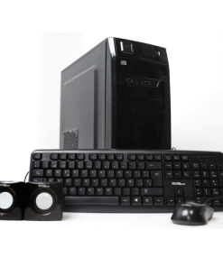 Gabinete genérico Fuente 500w Teclado, mouse y parlantes.
