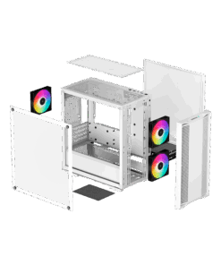 Gabinete DeepCool CC360 ARGB Blanco Gabinete DeepCool CC360 ARGB Blanco pronet Gabinete DeepCool CC360 ARGB Blanco pronet