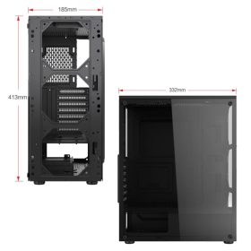 Gabinete Gravity GR85 Negro Gabinete Gravity GR85 Negro