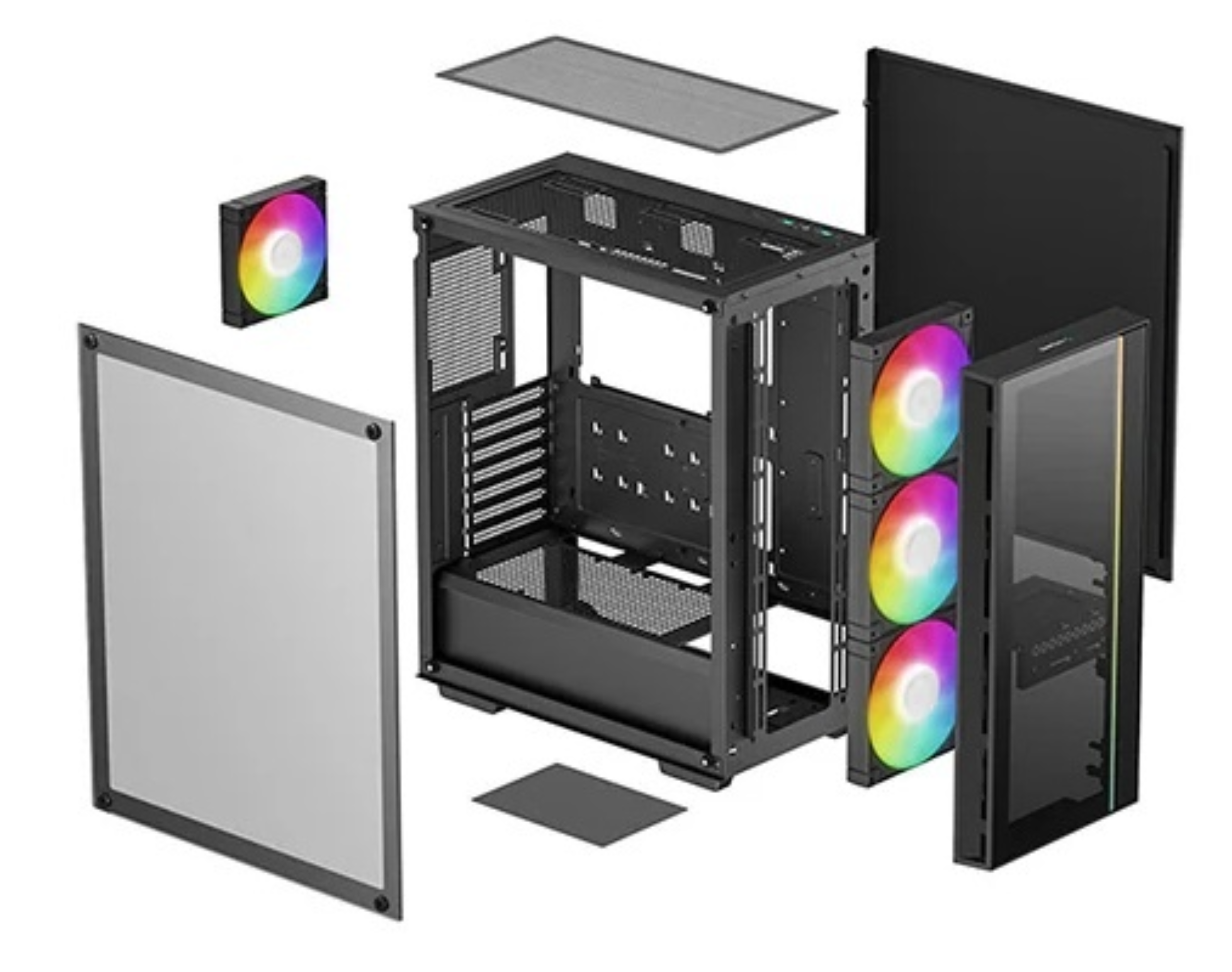 Gabinete DeepCool MATREXX55 V4 Negro Gabinete DeepCool MATREXX55 V4 Negro removebg preview pronet uy Gabinete DeepCool MATREXX55 V4 Negro - Imagen 2