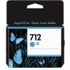 Cartucho de Tinta HP 712 Cyan