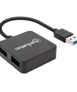 Hub de USB 3.0 Manhattan 4 puertos pronet maldo uy