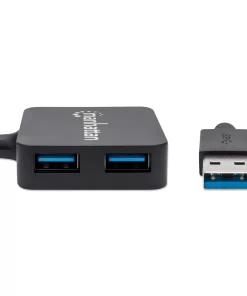 Hub de USB 3.0 Manhattan 4 puertos pronet uy
