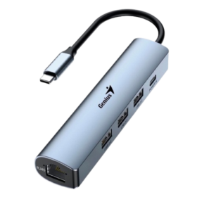 Hub USB C Genius UH-545 5 en 1 Hub USB C Genius UH-545 5 en 1