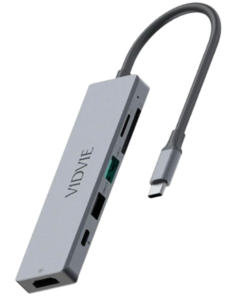 Hub USB C Vidvie HUB03 6 en 1