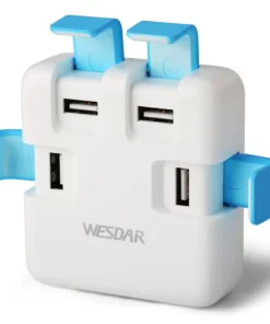 Hubs USB con 4 Puertos de 5V Wesdar Hubs USB con 4 Puertos de 5V Wesdar pronet Hubs USB con 4 Puertos de 5V Wesdar pronet