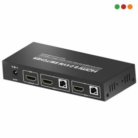KVM 2PC/HDMI y USB con Audio Anbyte