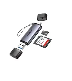Lector de memoria USB C y USB A Ugreen CM304 Lector de memoria USB C y USB A Ugreen CM304 PRONET UY Lector de memoria USB C y USB A Ugreen CM304 PRONET UY