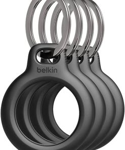 Llavero de Seguridad para AirTag Belkin Negro pronet